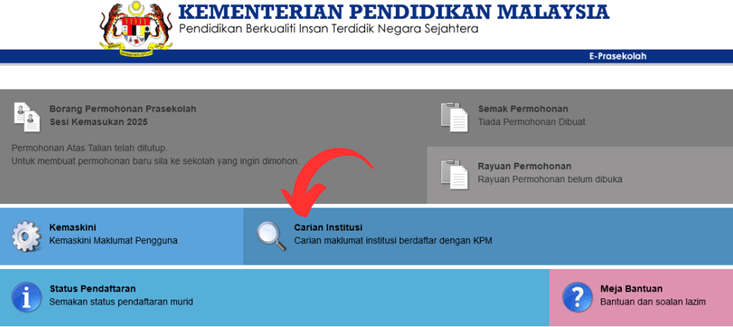 Semakan Tadika Berdaftar KPM