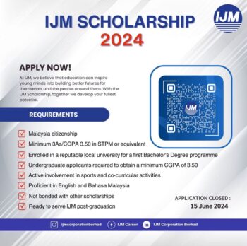 Biasiswa IJM 2024