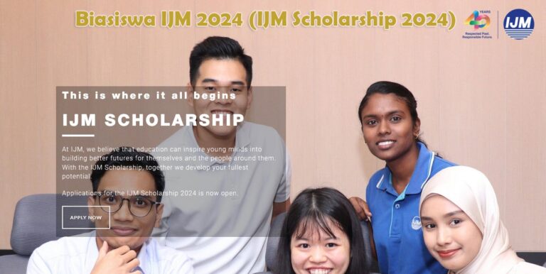 Biasiswa IJM 2024 (IJM Scholarship 2024)